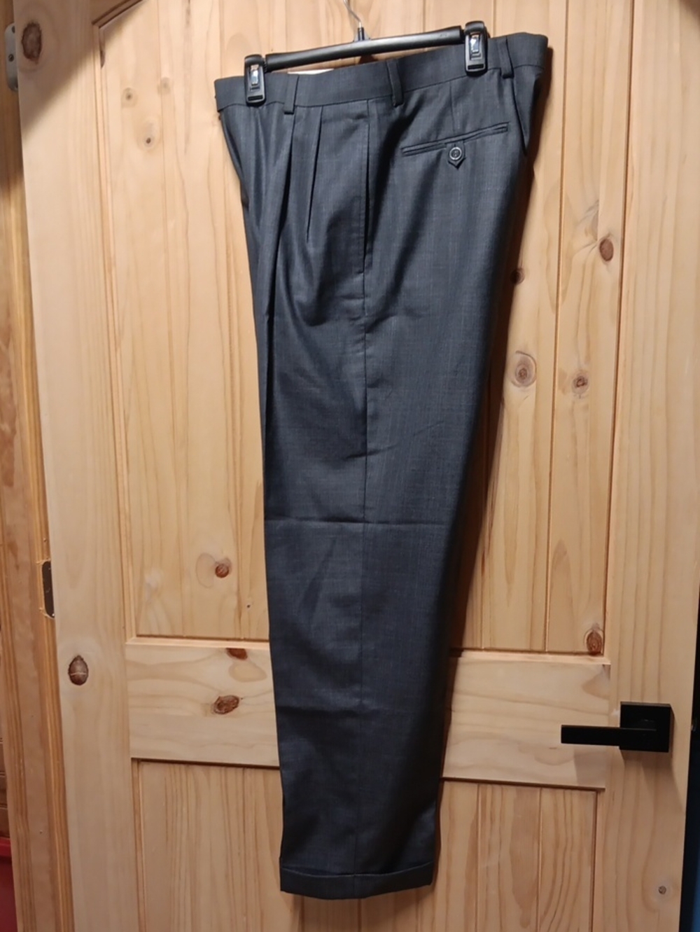Roundtree & Yorke Men's Dark Gray Dress Pants NWT